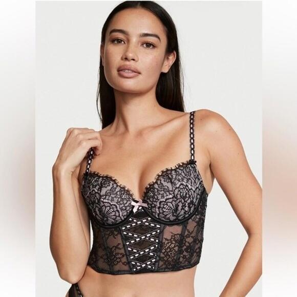 Victoria Secret DREAM ANGELS Lightly-Lined Lace-Up Corset - Picture 6 of 7